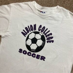 Vintage Albion College Soccer Double Sided Shirt